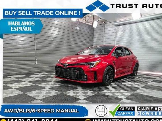 TOYOTA GR COROLLA 2024 JTNABAAE8RA008557 image